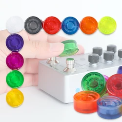1 pezzo Candy Color chitarra elettrica effetto pedale Candy Cover Cap Footswitch Topper paraurti in plastica per pedale effetto chitarra