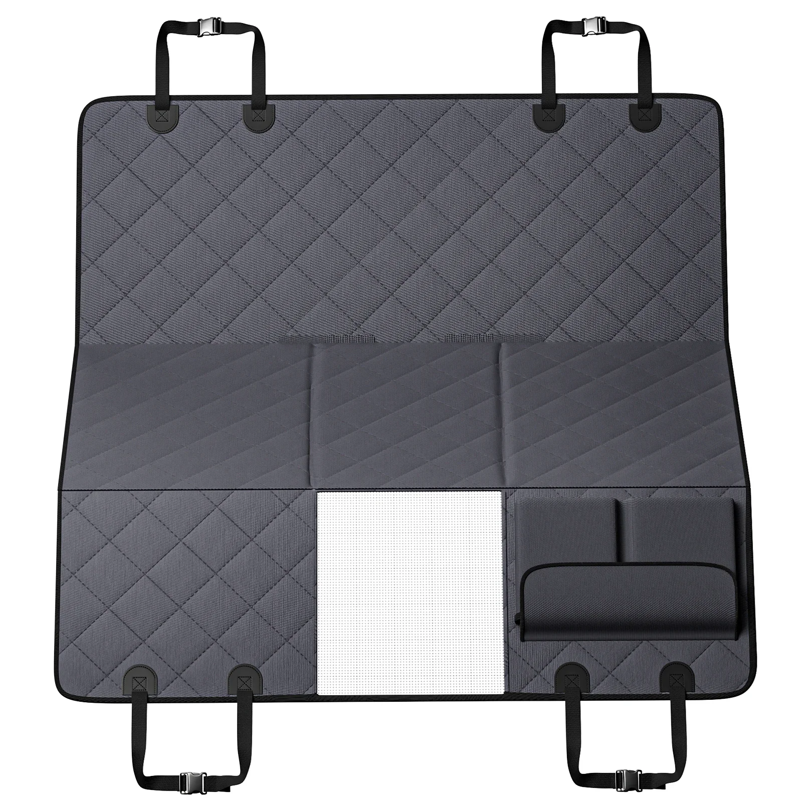 Back Seat Extender for Dogs Dog Hammock for Car Back seat Waterproof Hard Bottom Dog Car Seat Cover