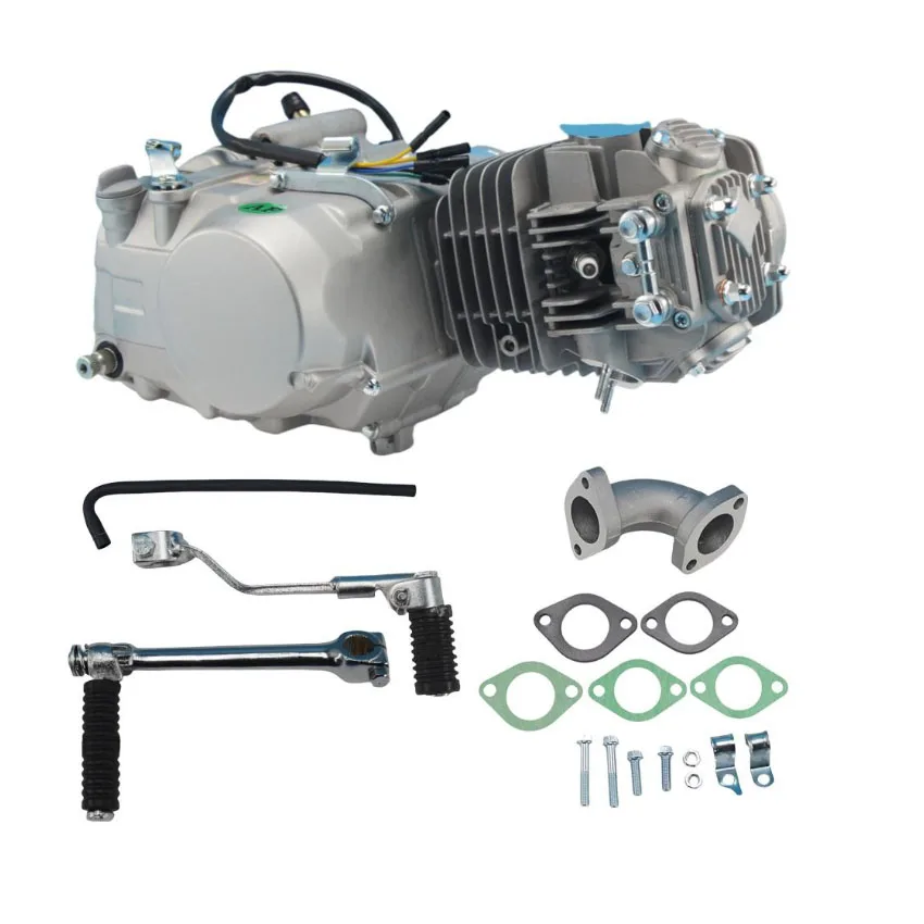 Motorcycle Engines YX140 CDI 4 Stroke Kick Start Manual Clutch Yinxiang 140cc W063 2 Valve Alloy Engine Kit Sample Available