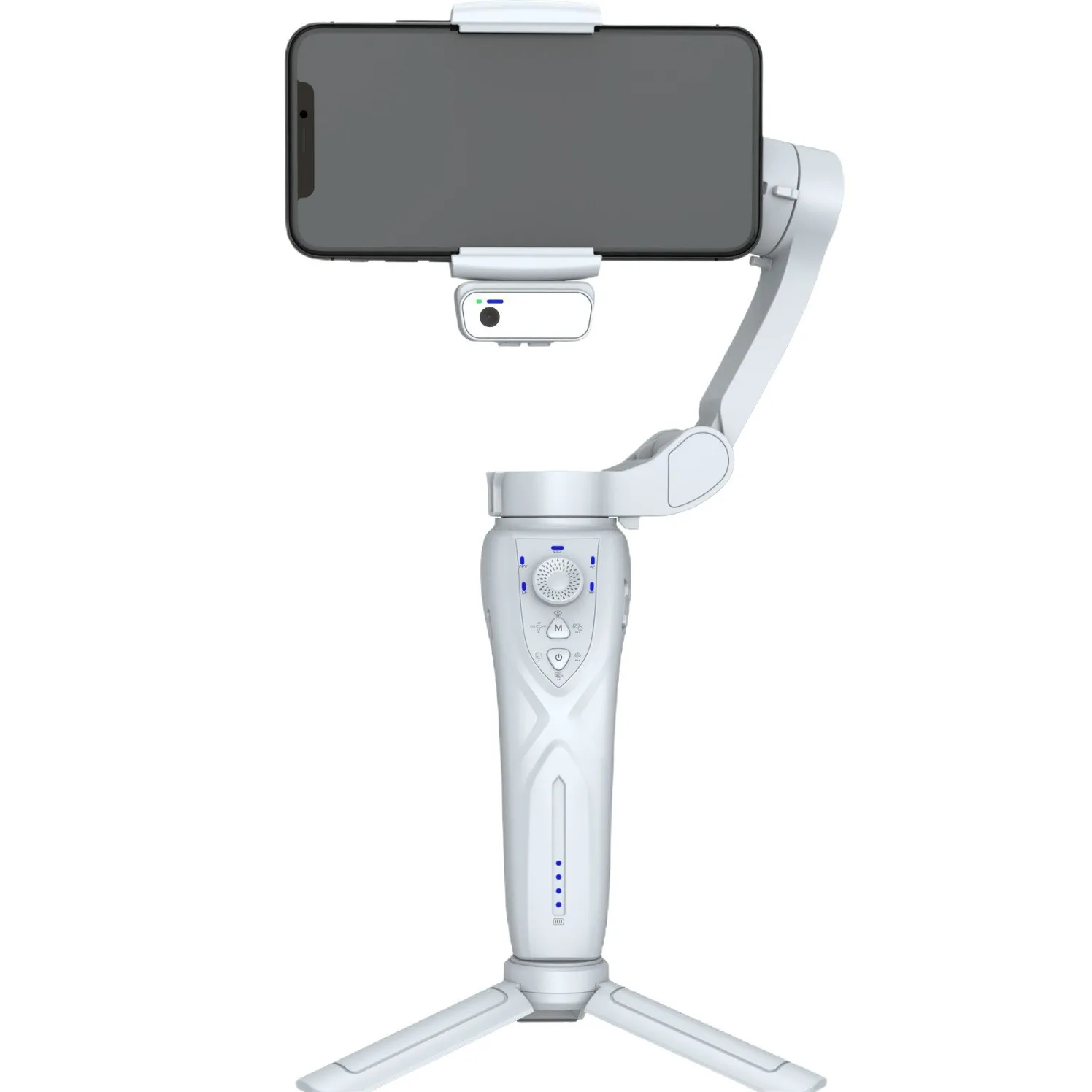 Mobile phone stabilizer intelligent follow-up live broadcast fill light folding mini portable handheld stable shot gimbal