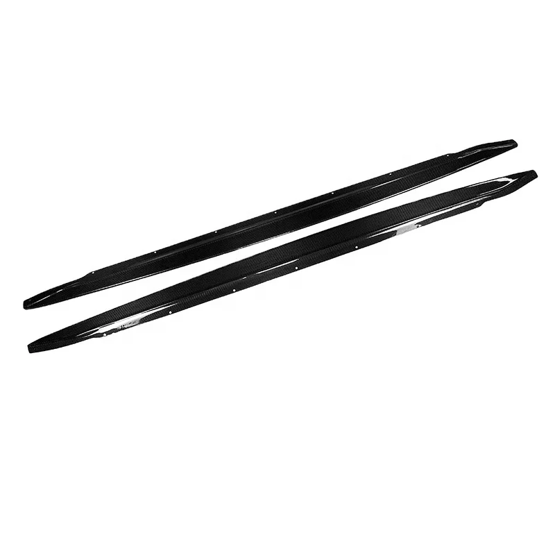 

G80 G82 R44 Dry Carbon Fiber Side Skirts for BMW G82 M4 G80 M3 Flat Side Extention G82 G83 2021+