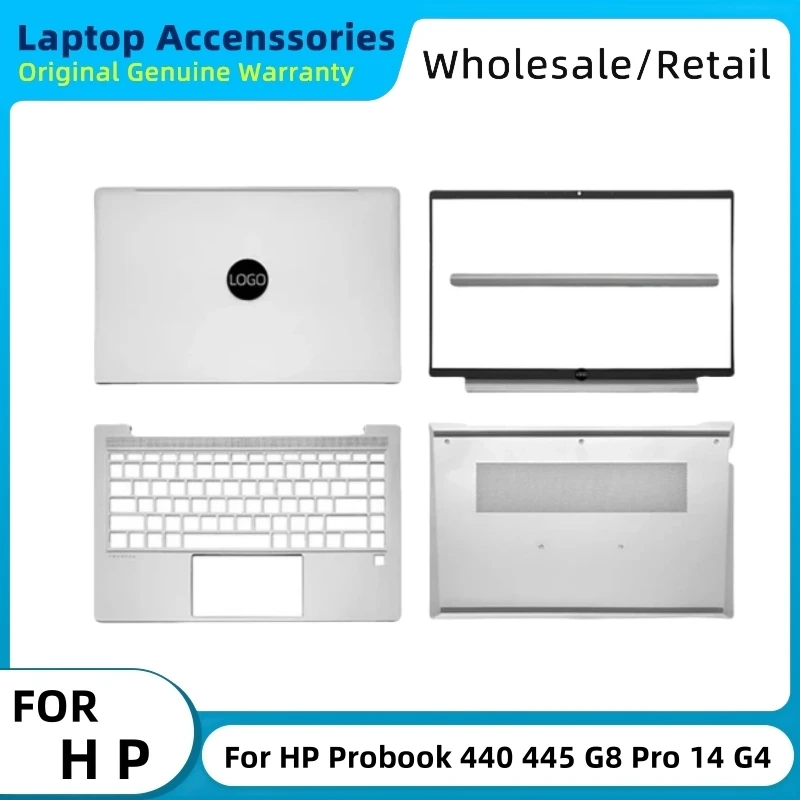 NEW Laptop For HP Probook 440 445 G8 Pro 14 G4 LCD Back Cover Front Bezel Bottom Case Palmrest Upper Top Lower Housing