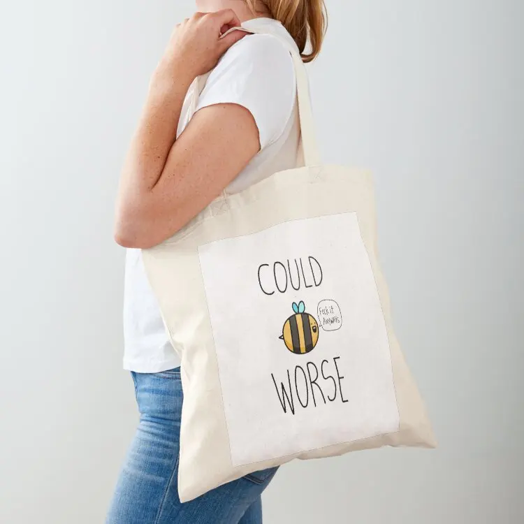 Could Bee worse Tote Bag eco bag folding custom bags reusable grocery bags custom tote bag