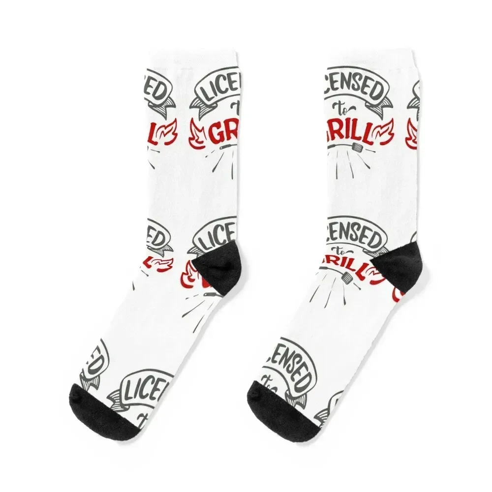 Licensed to Grill Socks aesthetic soccer anti-slip Socks For Men Women's