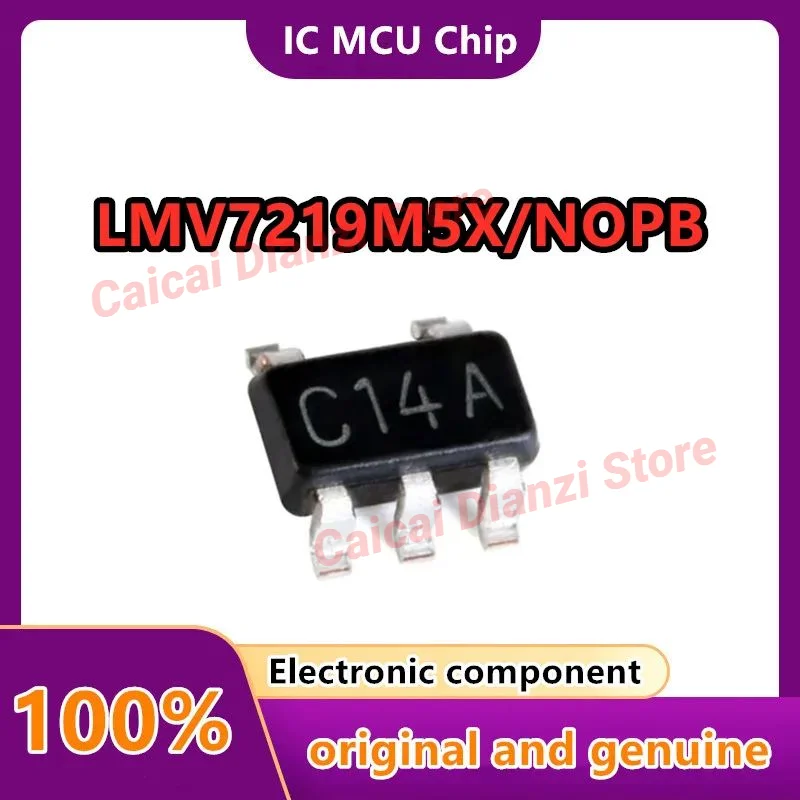 

100-50pcs/Lot LMV7219M5X/NOPB SOT23-5 LMV7219M5 Analog Comparator LMV7219M LMV7219 Integrated Circuit