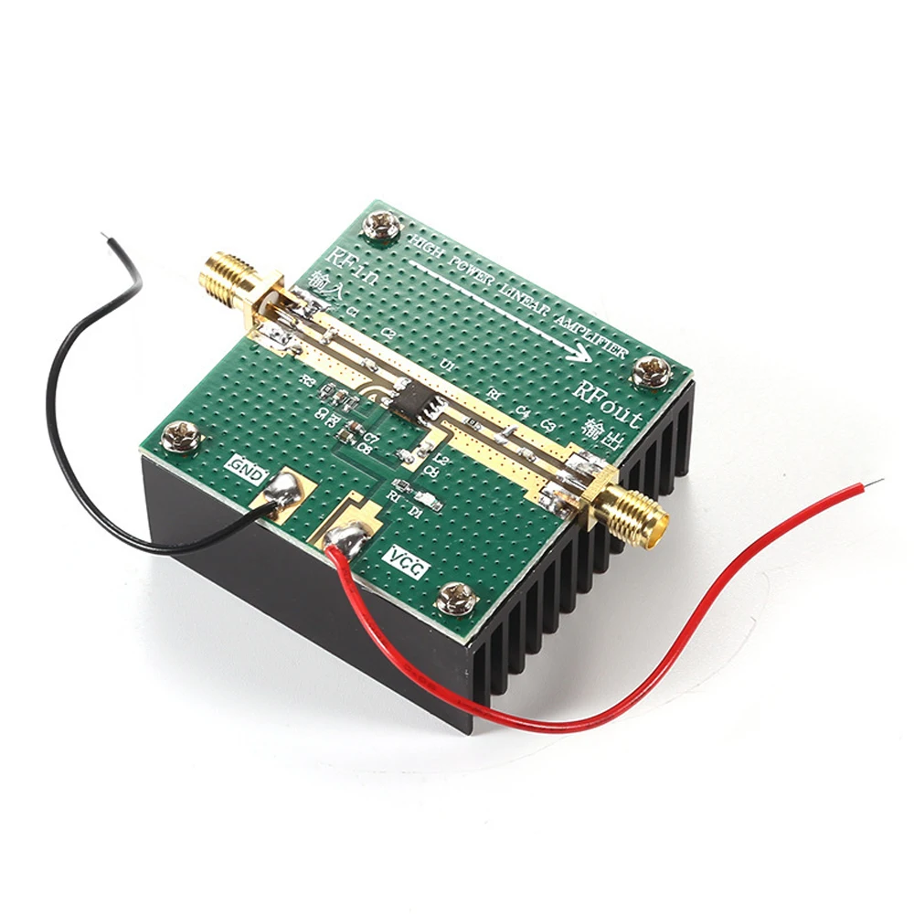 RF2126 400M-2700MHz RadioFrequency Power Amplifier Linear Amplifier with HeatSink 2.4GHz 1W Amplifier for WiFi BT