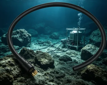 

MCIL8M Micro Circular 8 Pin Pluggable Inline Cable Connector Wet-con Subsea Underwater Connectors for Ocean seismic systems
