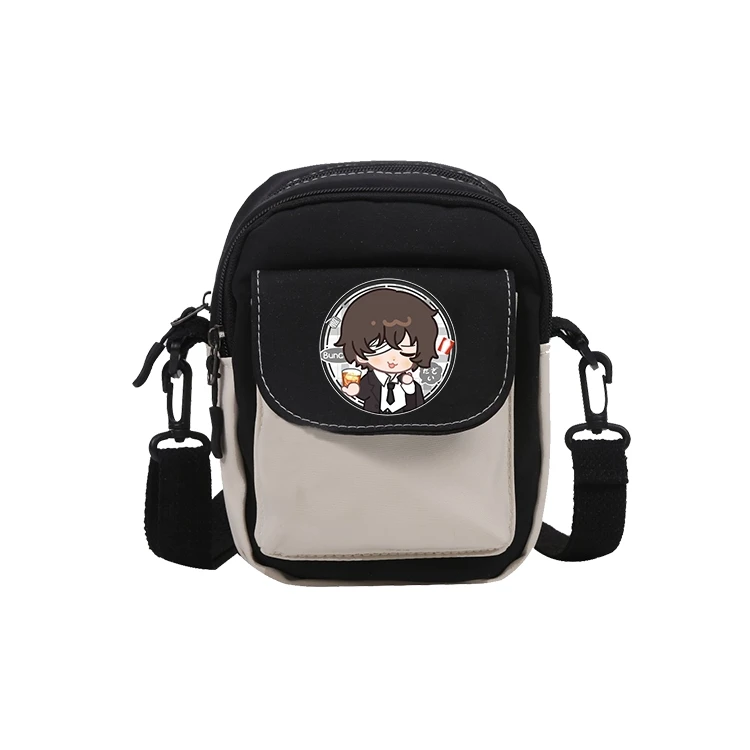 Anime Bungo Stray Dogs Nakahara Chuya Ryunosuke Akutagawa Nakajima Atsushi Cosplay Backpack Students Canvas Single-shoulder Bag