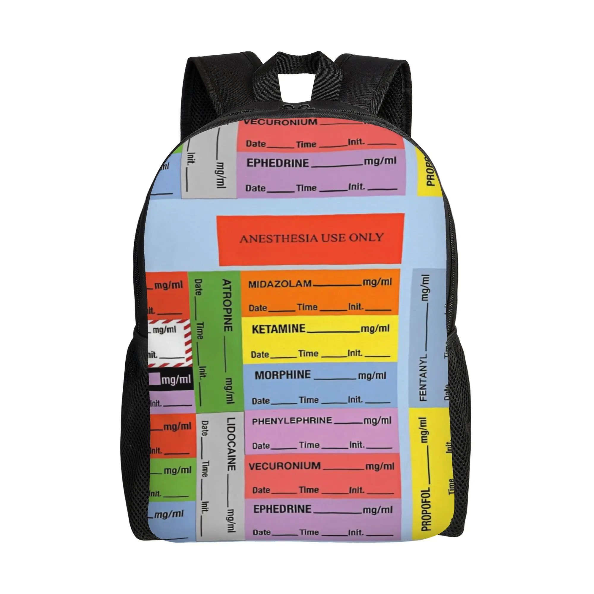Back to school season Multi-Function Anesthesia Label MashUp Storage Bag  Ladies Backpack