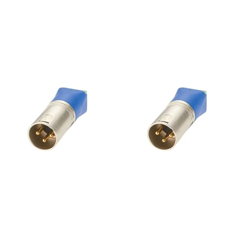 24-Hour Delivery 2X 3-Pin Male XLR To Screw Terminal Adapter Solderless XLR Terminal Block Microphone Audio Connector For DMX512
