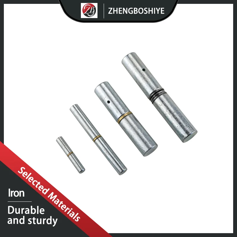 Commercial Multi Specification Cylindrical Bearing Detachable Movable Cabinet Door Shaft Solid Welded Iron Door Shaft Hinge