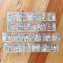 1Loop NEVERLAND Vintage British Street Balloon Festival Washi PET Tape Planner DIY Card Making Scrapbooking Decorative Sticker