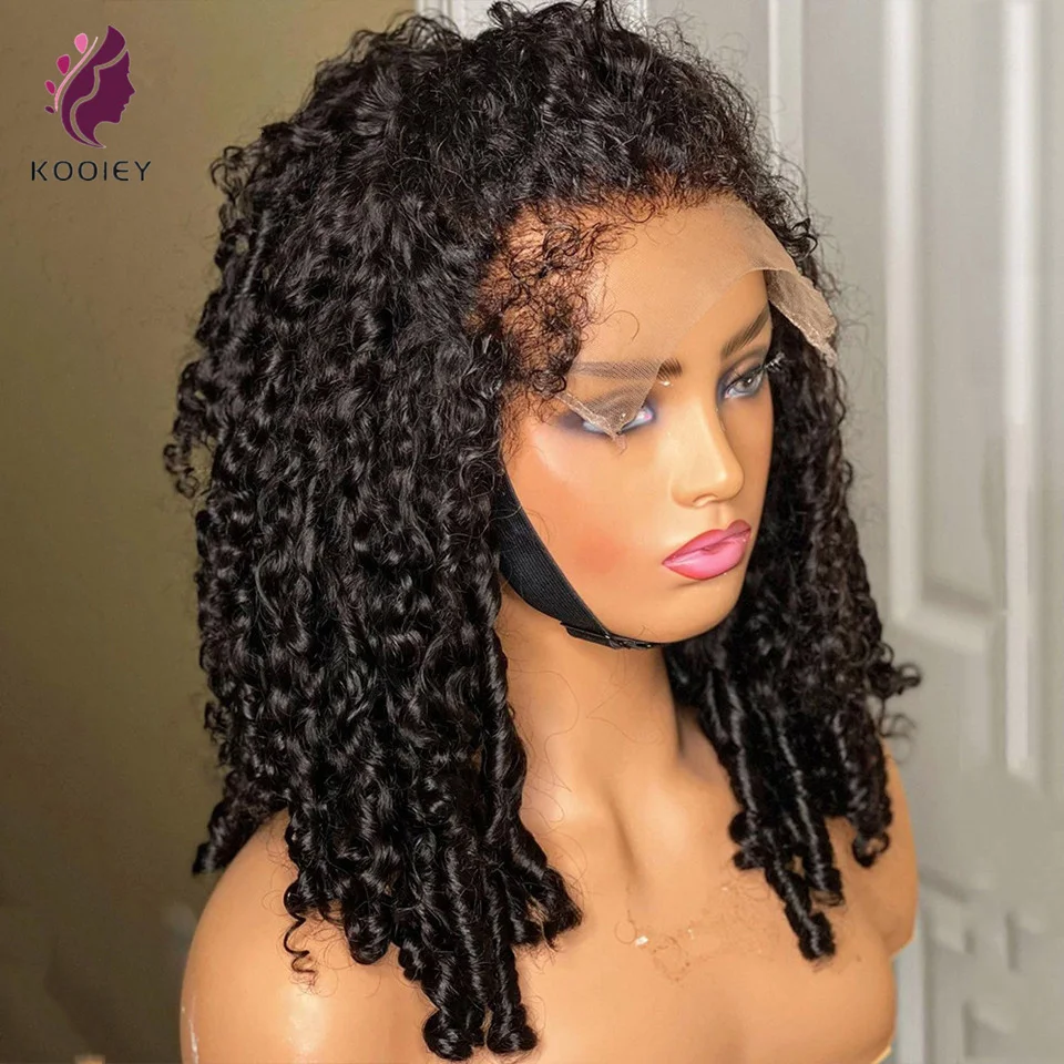 

13x6 Lace Frontal Human Hair Curly With Curly Baby Hair Glueless 5x5 Silk Top Closure Wigs for Women Transparent Kinky Hairline