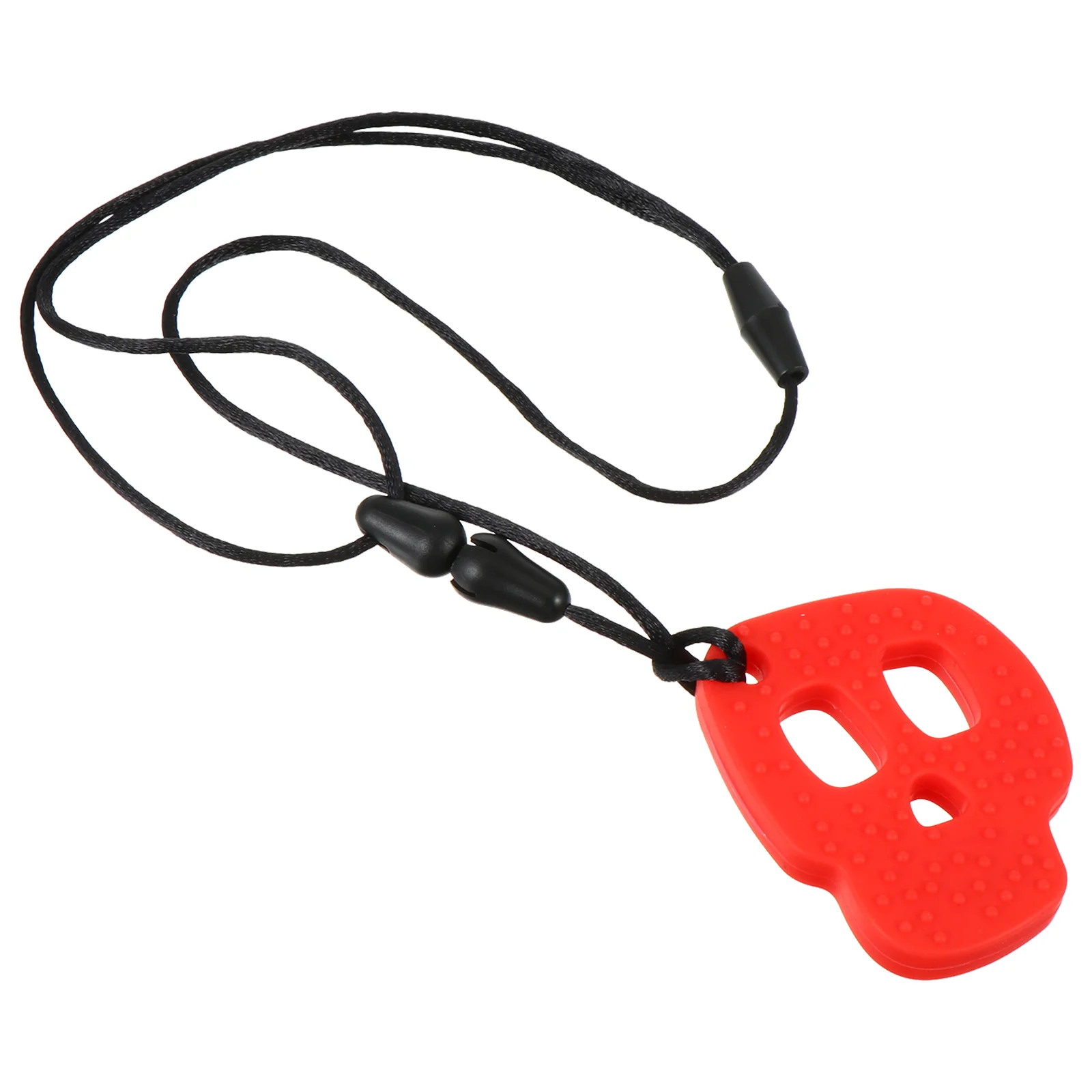 Children's Teether Necklace Kids Biting Sensory Necklaces Silicone Chewing Toy Sports