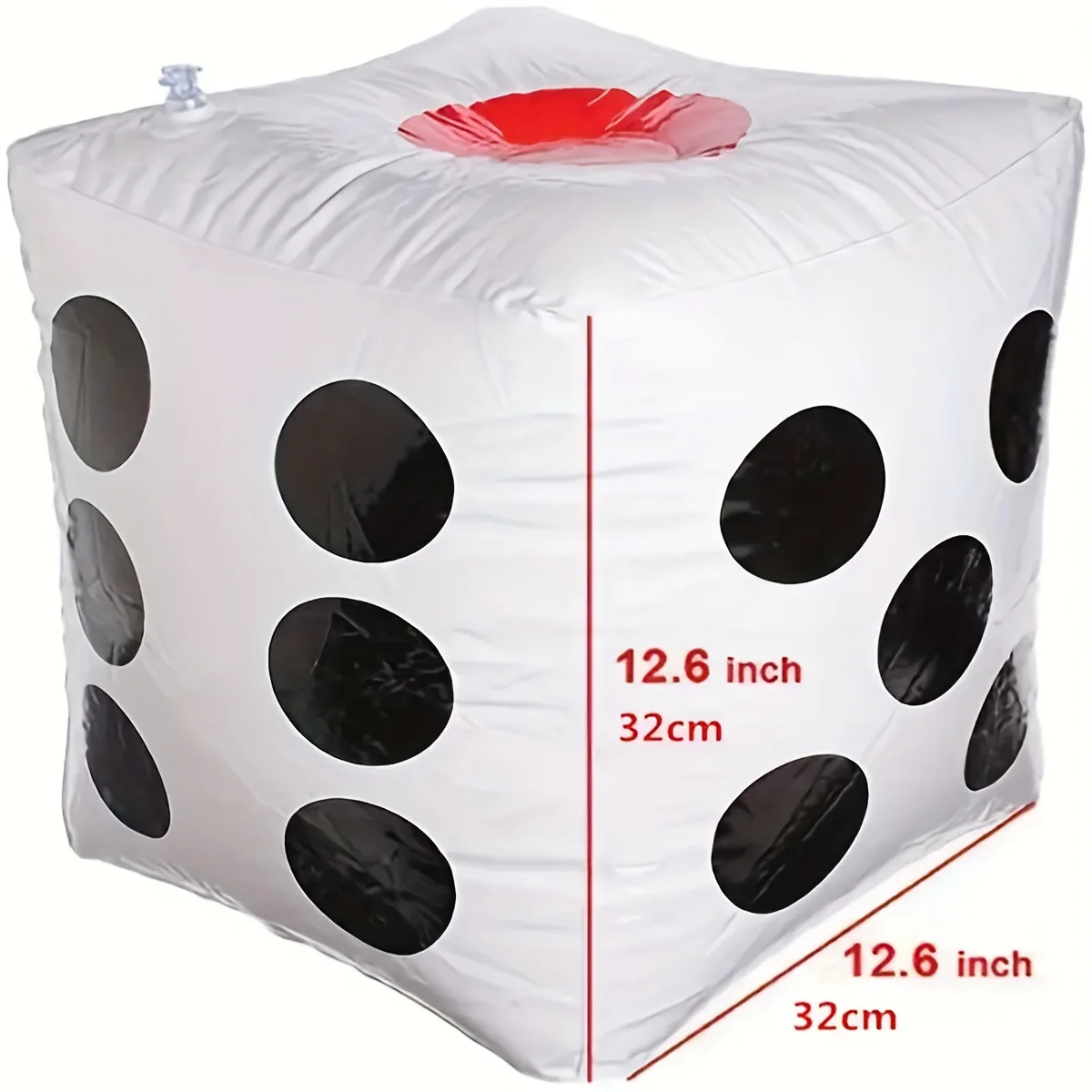 Jumbo Giant Inflatable Dice Standard Game Size for Indoor Outdoor Fun Ludo Pool Parties Holiday Gift Idea