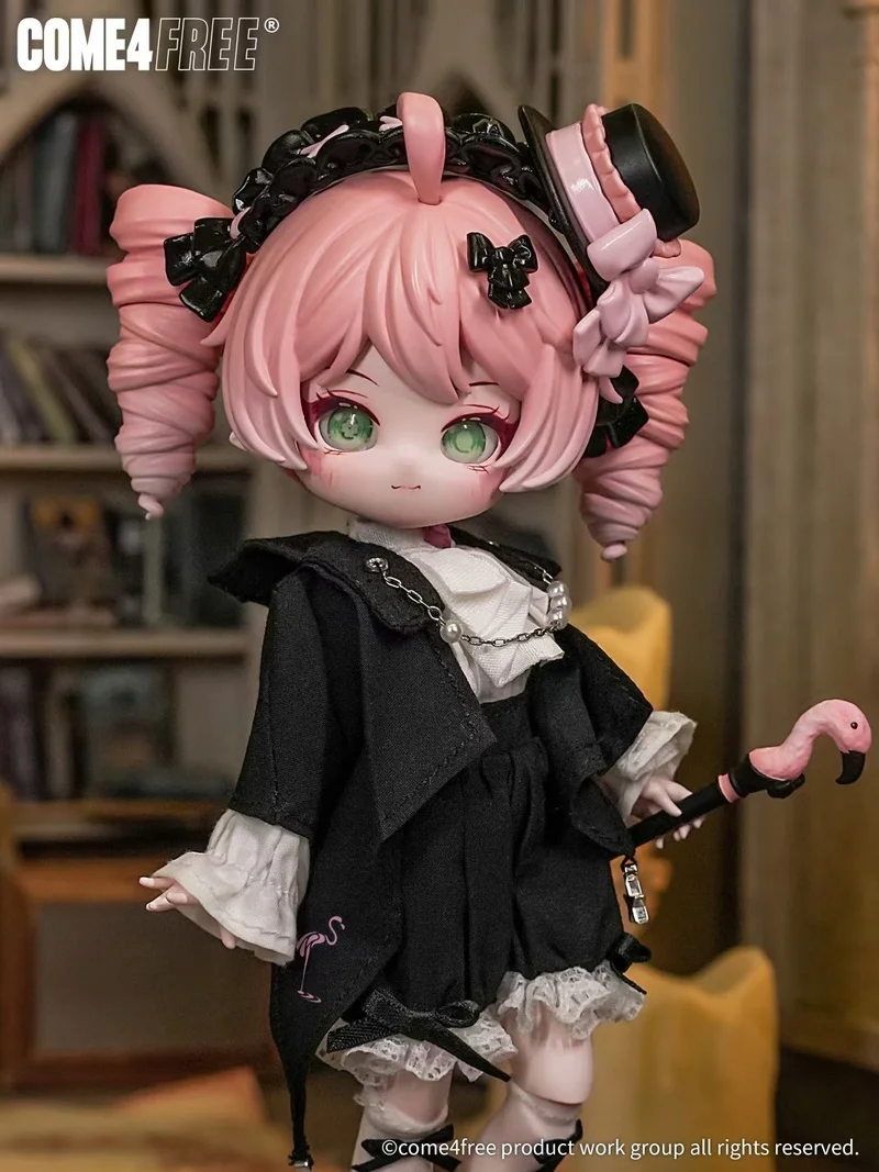 

Come4free Bjd Mitian Fantasy Forest Series Flamingo Action Figure Limited Edition Collectible Toy Trendy Hanging Card Gift