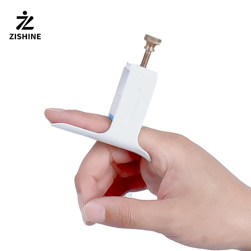 

Finger Corrector, Hand Injury Joint Support Brace, Finger Rehabilitation Machine, White, One Size Finger Corrector