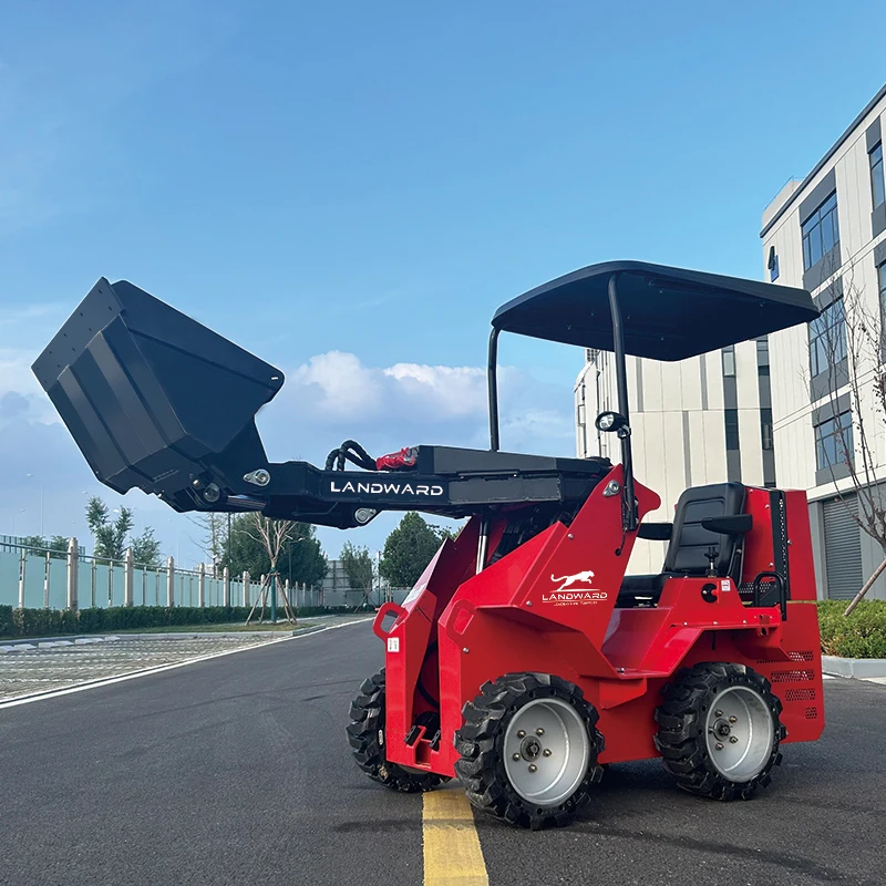 Loader Crusher Attachment Customization S380L Mini Skid Steer Loader Diesel Mini Portable Skid Steer Loader Wheel Crawler Loader