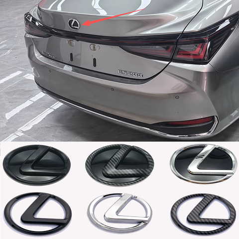 렉서스 F 스포츠 GX460 Ct200h IS250 ES 220D IS200 F스포츠 GS GX IS LS용 자동차 전면 그릴 후면 로고 엠블럼 스티커 액세서리