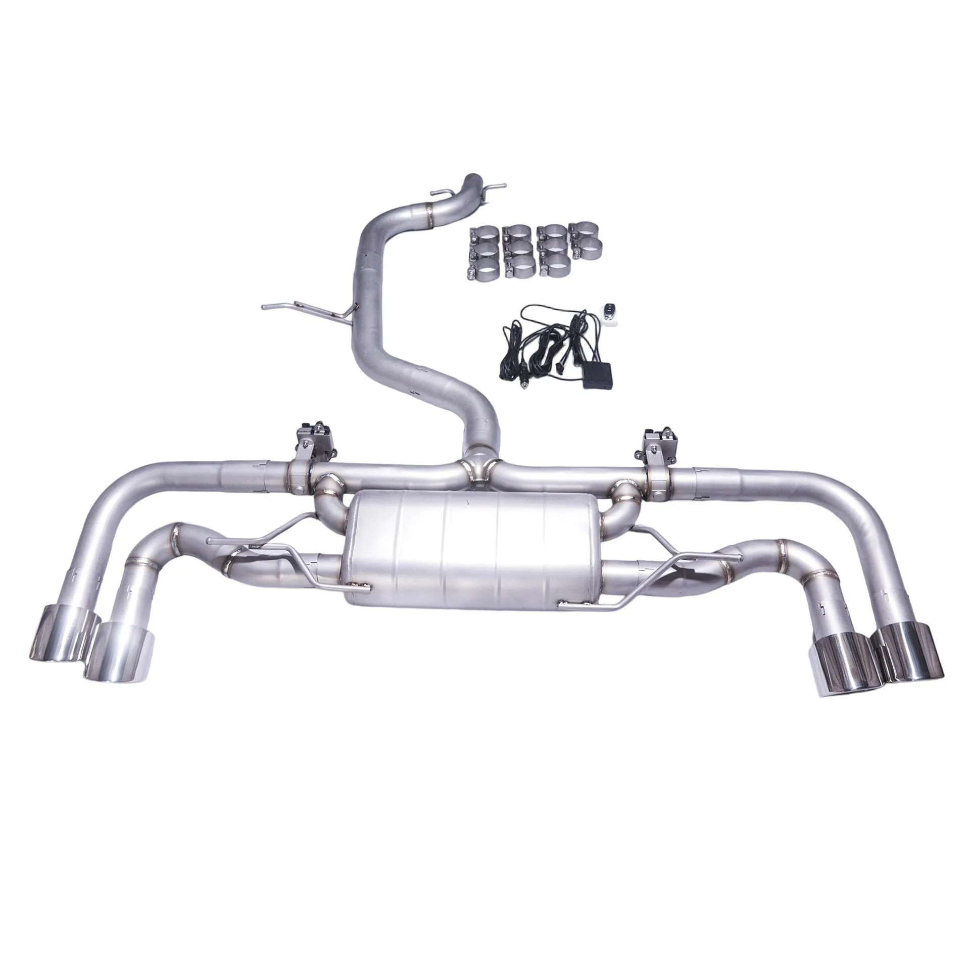 

Suitable for Customized Audi TT 2.0T MK2 car modified mid-tail section electronic valve exhaust pipe sports car sound