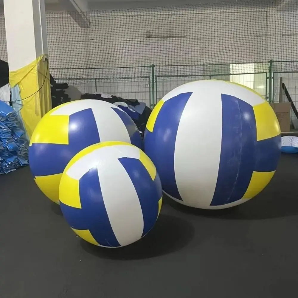 

Large Giant Inflatable Beach Volleyball PVC Material Interactive Props Beach Volleyball Kindergarten 0.6-1.5m PVC Beach Ball