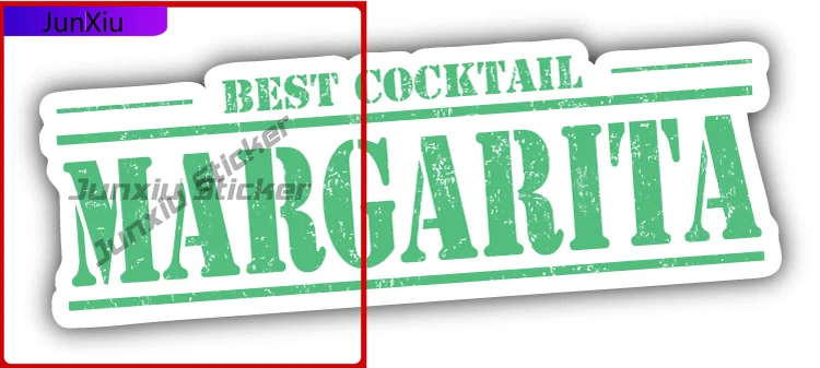 

Margarita Cocktail Stamp Car Sticker Waterproof Scratch-proof Exterior Accessories For Suv Cars Bicycle Skateboard Laptop Rv Cam