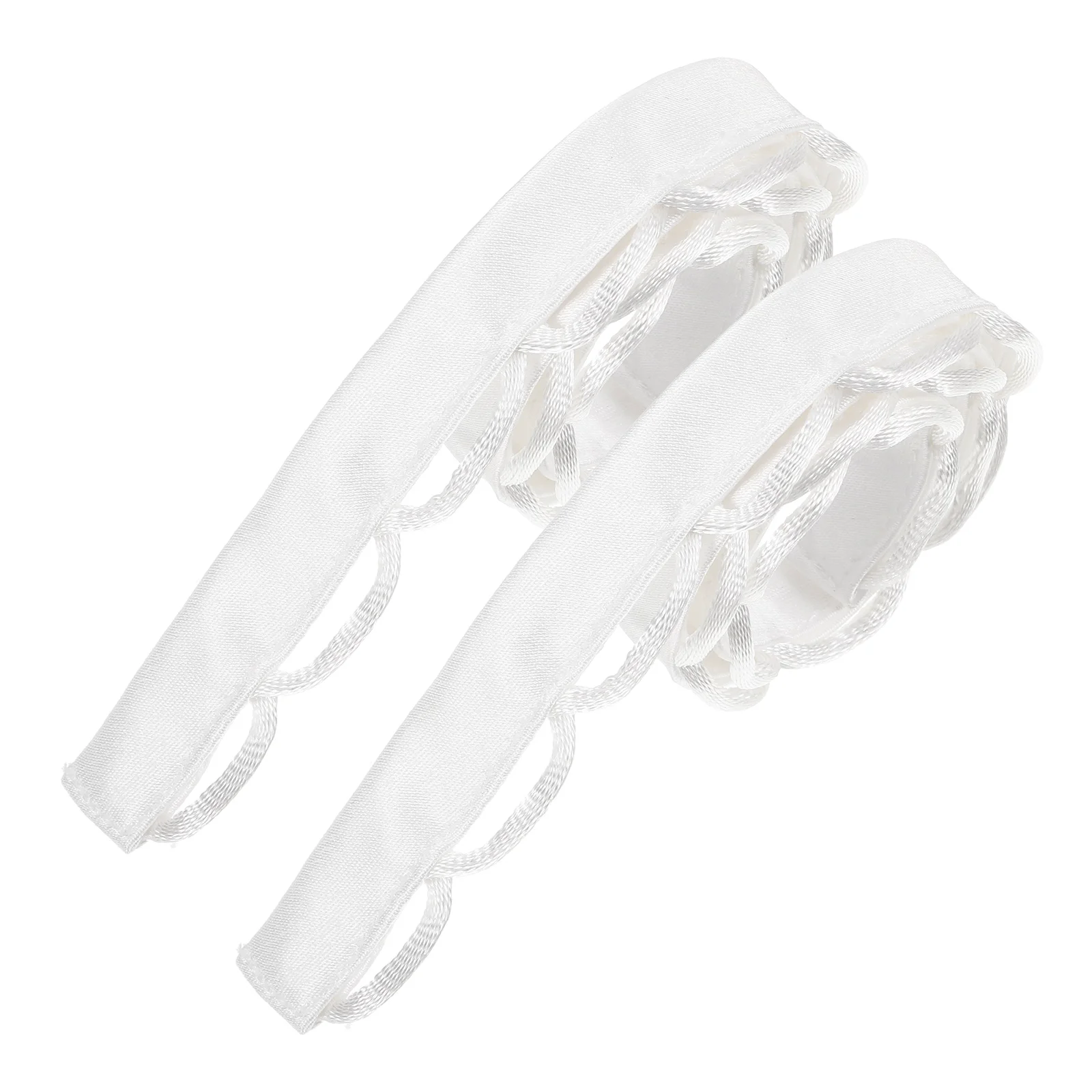 

45cm White Wedding Dress Loops Adjustable Bridal Gown Back Bridal Gown Dress Cords Loops Straps Tie Lacing Accessories For