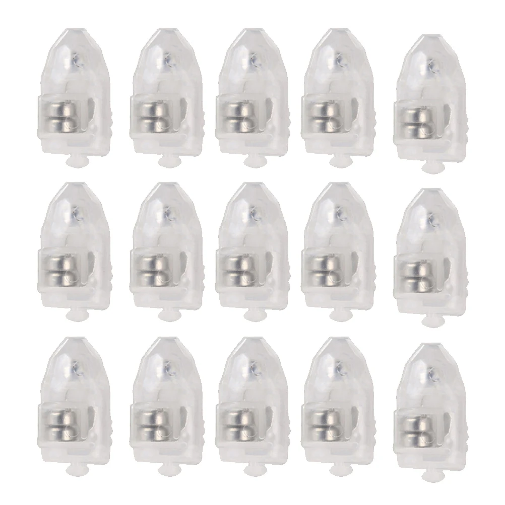 

30pcs LED Balloon Lights Small Bullet Shaped Bulbs Green Color 2 Button Batteries Included for Parties Weddings Birthdays