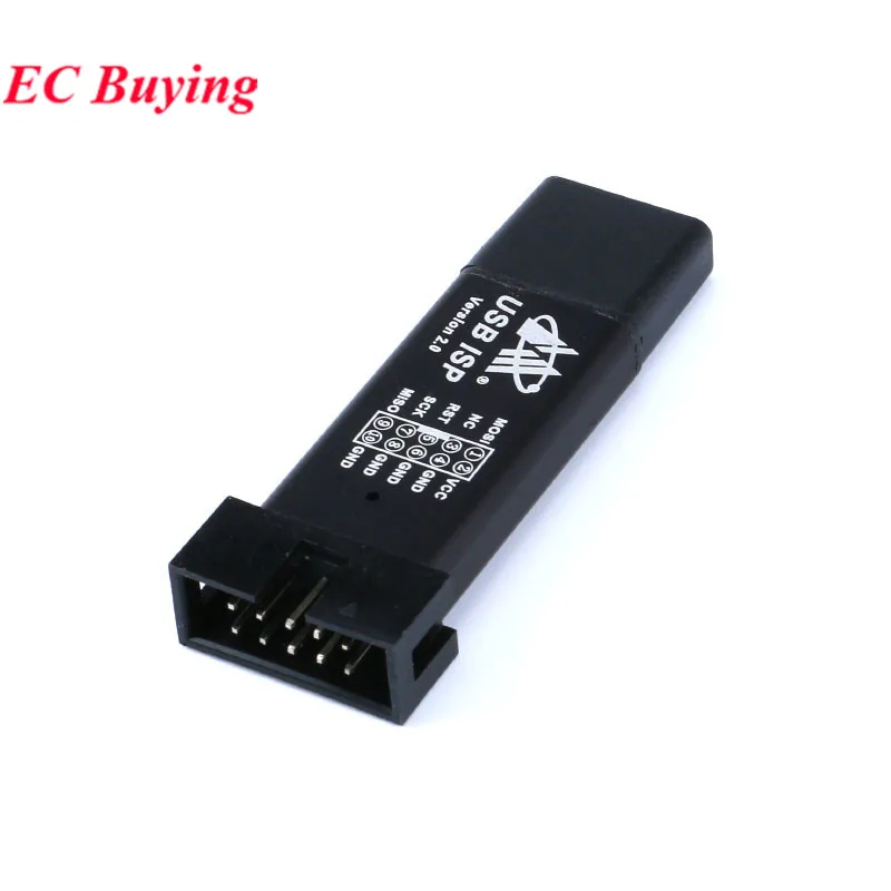 USBASP USBISP ISP Programmer Downloader for Arduino 51 ATMEL AVR Support 64 Bit Win7 & 32Bit Win98 WinMe Win2000 WinXP Win Vista