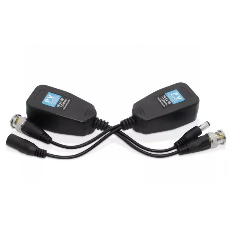 ESCAM BNC Power 4K Video Balun Transceiver Connectors to RJ45 BNC male for CCTV video Camera