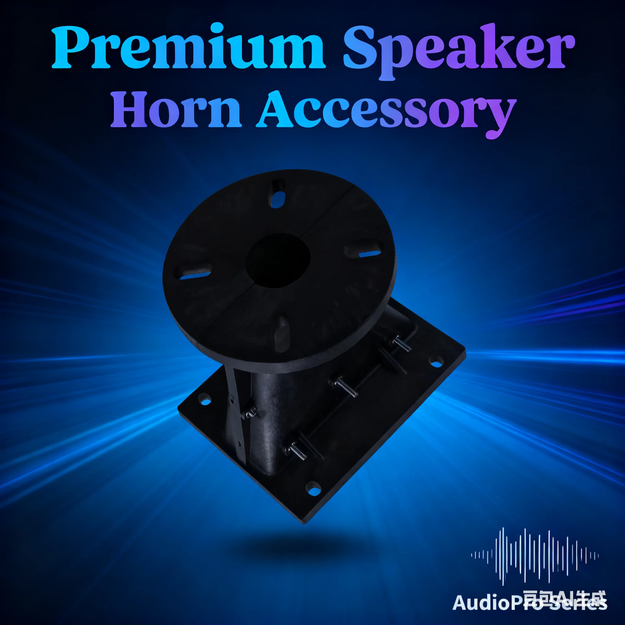 Line Array Speaker Tweeter Accessory - Durable Horn Wave Guide Throat for DJ, Home Theater & Professional Mixer