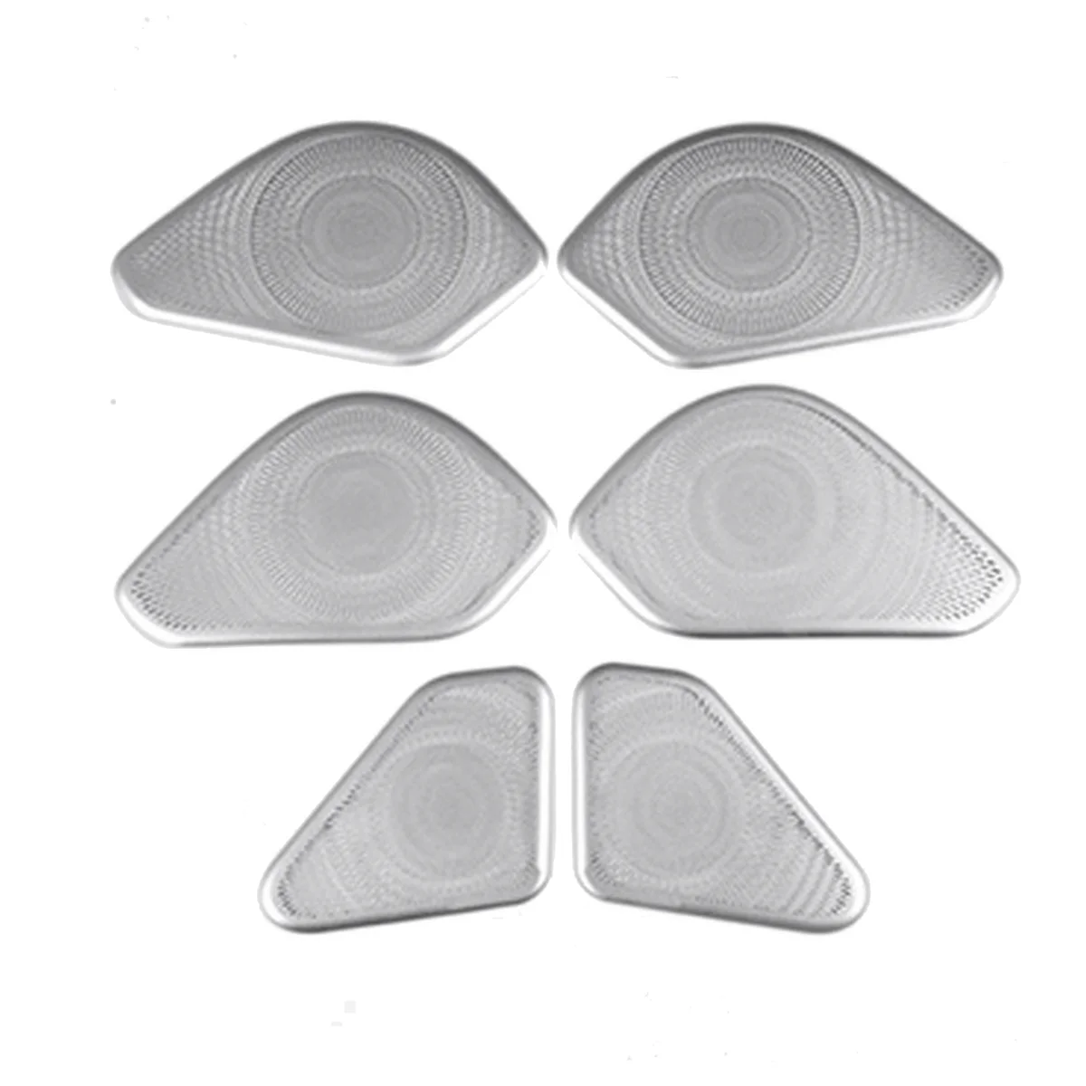 

1Set/6Pcs Door Loudspeaker Sound Pad Horn Mesh Cover Trim for 2023 Car Interior Speaker Frame