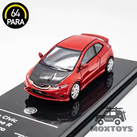 Para64 1:64 Civic FN2 Type R Red Diecast Model Car