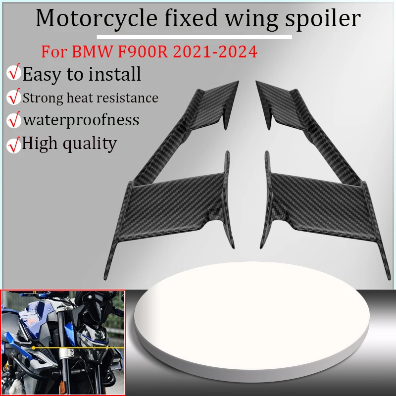 

For BMW F900R 2021-2024 2022 2023 motorcycle new accessories, fixed wing, side wing, aileron, winglet, side spoiler fairing