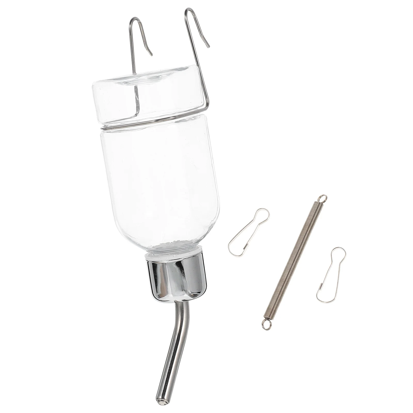 

Pet Water Fountain Leak Proof Cat Dog Container Stainless Steel Feeder Dispenser Hanging Automatic Bottle Rabbit Safe Material
