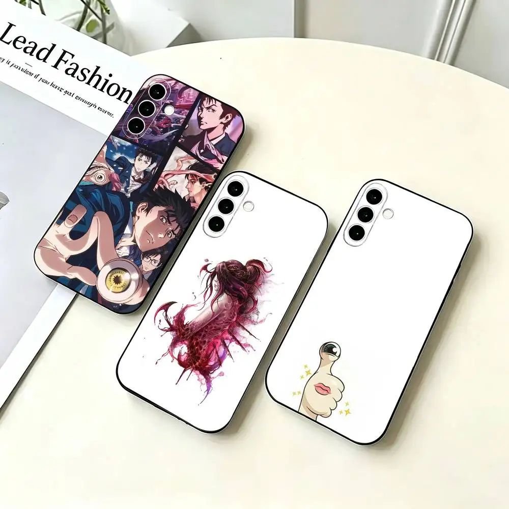 Anime P-Parasyte The M-Maxim  Black Soft Silicone Phone Case for Samsung A73 20,21,22,31,32,52,53,72