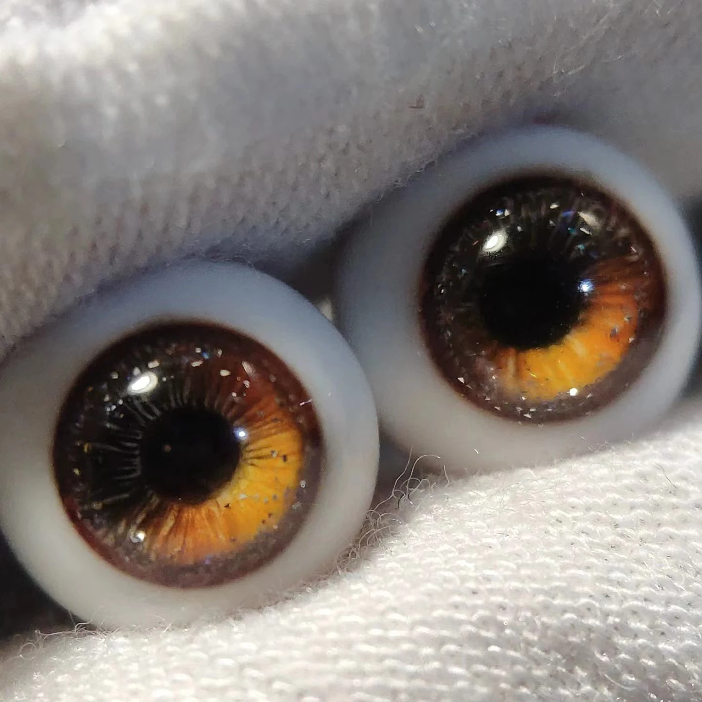 Resin Eyes Doll Eyeball Colorful Eyes Doll Accessories For OB11 1/6 1/8 1/3 BJD Doll DIY Handmade Eyeball 12mm/14mm/16mm/18mm