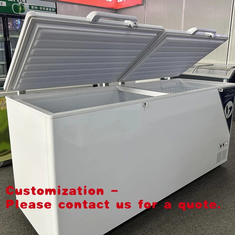 

Customize.Top-open Commercial Horizontal Refrigerator Deep Chest Refrigerator Freezer Fridge With Large Capacity