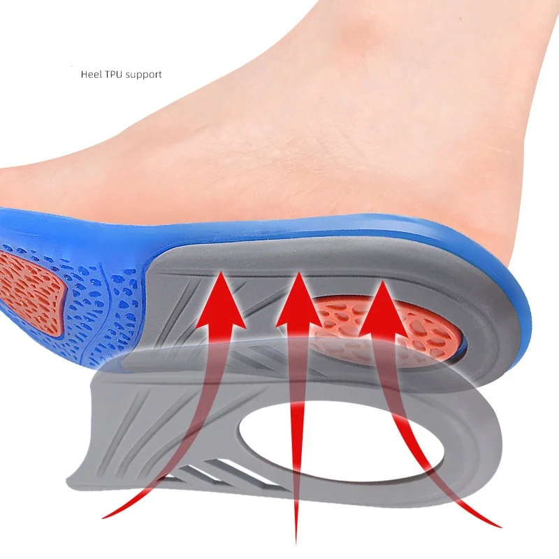 Shock-absorbing Insoles For Shoes Men Women Running Basketball Sports Insoles Breathable Sweat Shoes Pad Inserts