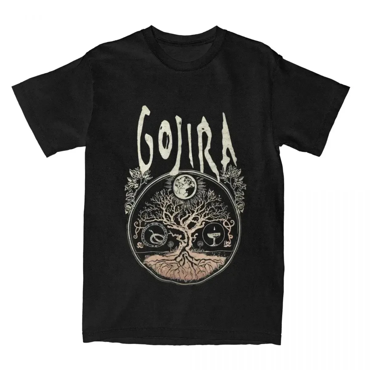 

Summer Fashion Men and Women Gojiras Rock Metal Band Print T-shirt Loose Casual Old-fashioned Retro 2DT-shirt