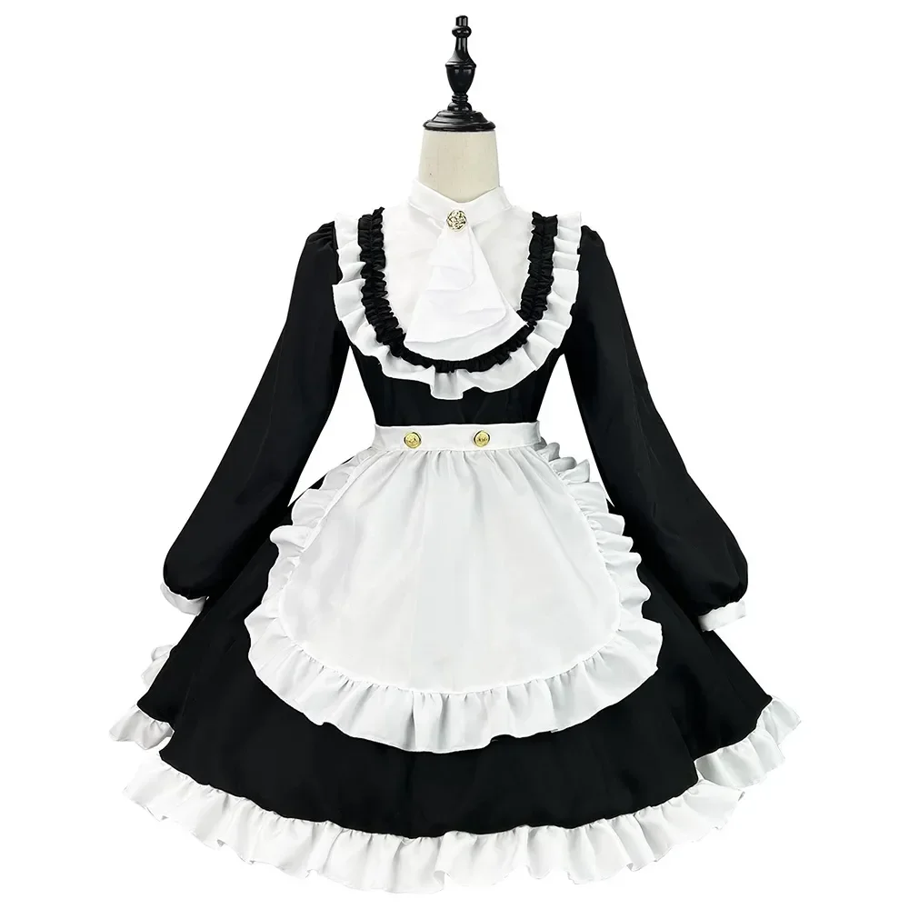 

Women Lolita Maid Dress Cosplay Waitress Maid Party Stage Costumes
