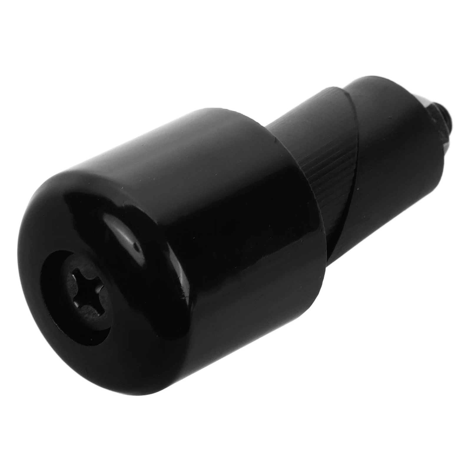 

Motorcycle Handlebar End Plugs Black Metal Bar Caps Universal Motorcycle Hand Grip Throttle Balance Plug Small Size