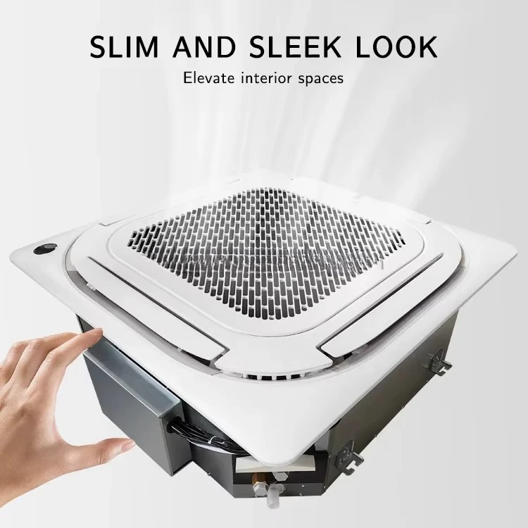 التحكم المتقدم في المناخ للمساحات الكبيرة، وحدة ملف المروحة المبردة بالماء ذات 8 اتجاهات #2