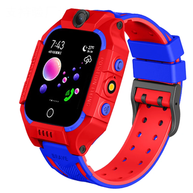 Children Smart Watch LBS location tracking, camera, phone, chat, games, Sos, Touch Screen Boys and girls watch