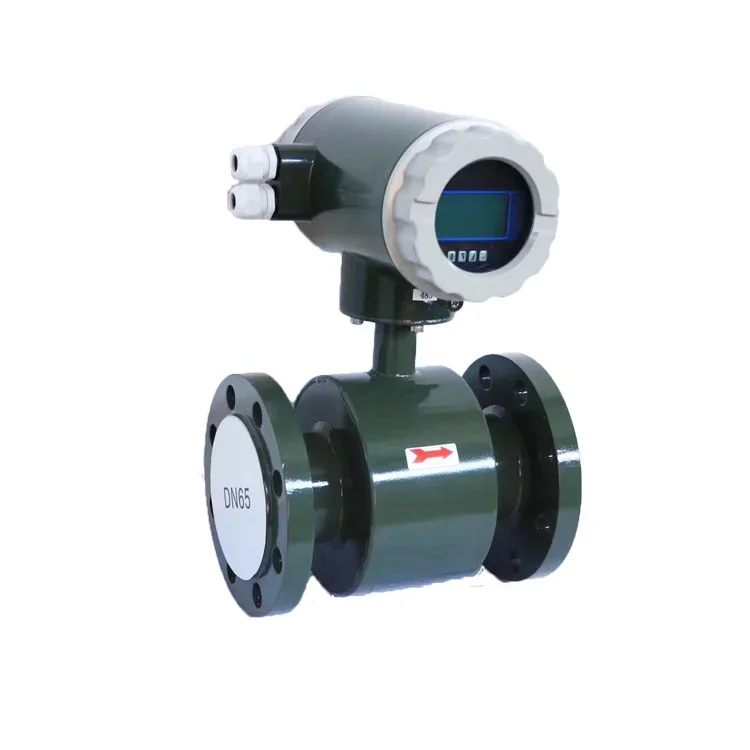 

good price magnetic flowmeter high quality cheap waste water flow meter digital electromagnetic sewage sensor with 4-20ma