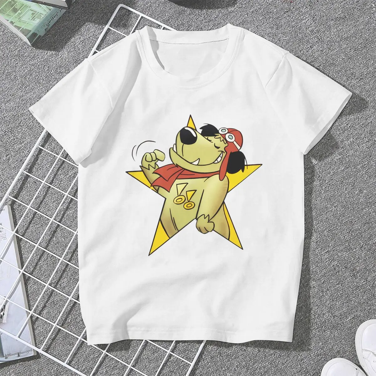 Muttley Wacky Races Women T Shirt Funny Female Tops Polyester Graphic Kawaii Y2k Tees Ladies Tshirt