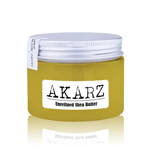 AKARZ 정제되지 않은 시어 버터 화장품 원료 베이스 오일, 고품질 원산지, 서아프리카 황색 고체 스킨 케어 제품 