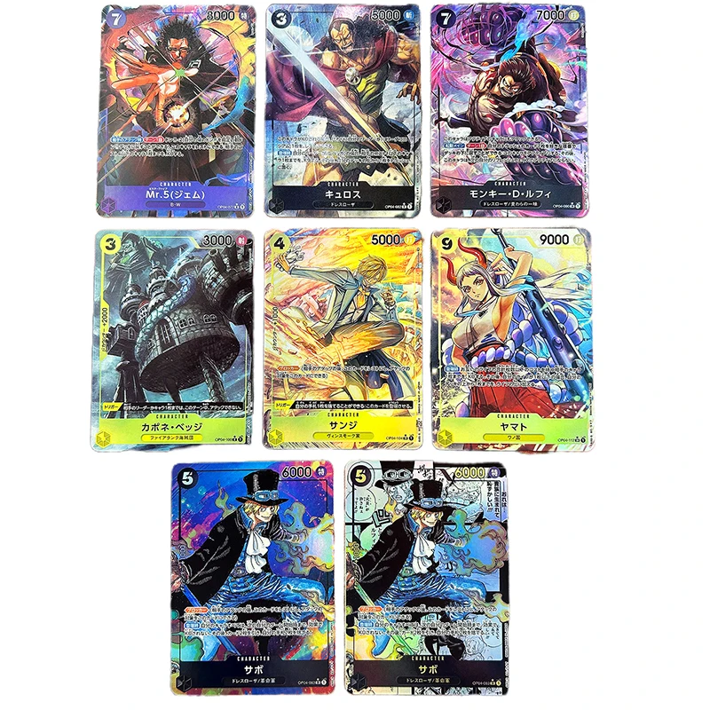 54pcs/set One Piece TCG OPCG OP04 Replica Japanese Version Boa Hancock Luffy Ace Sabo Sanji Yamato Game Anime Collection Cards