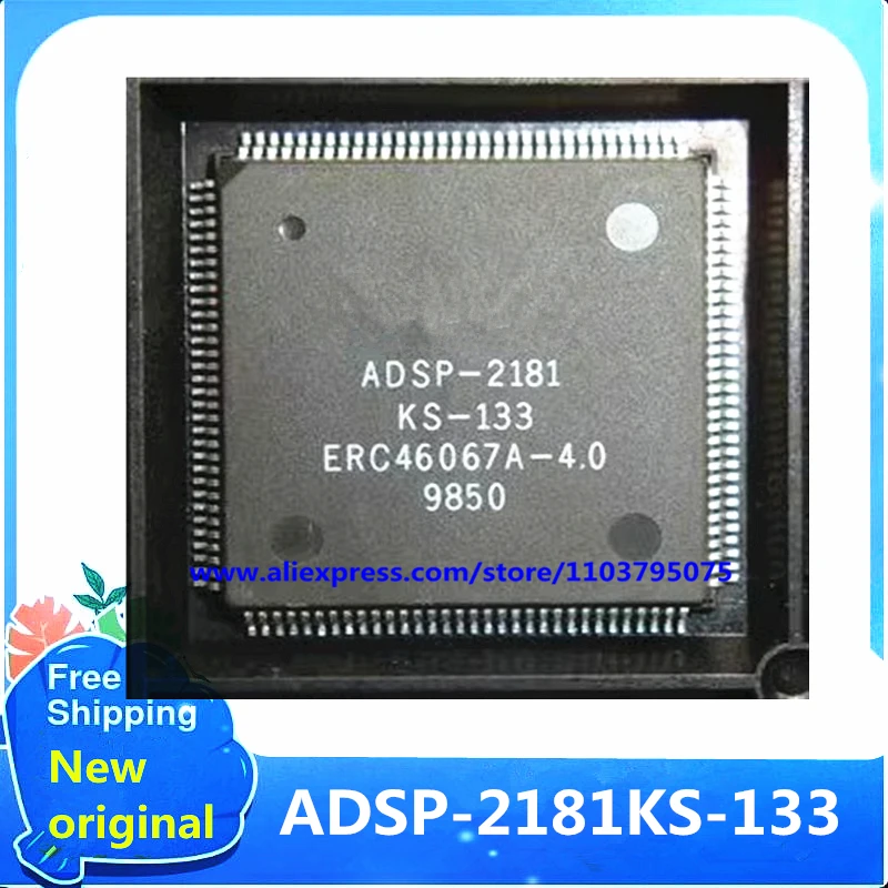 1pcs/lot 100% New OriginalADSP-2181KS-133 ADSP-2181 KS-133 QFP128  in stock