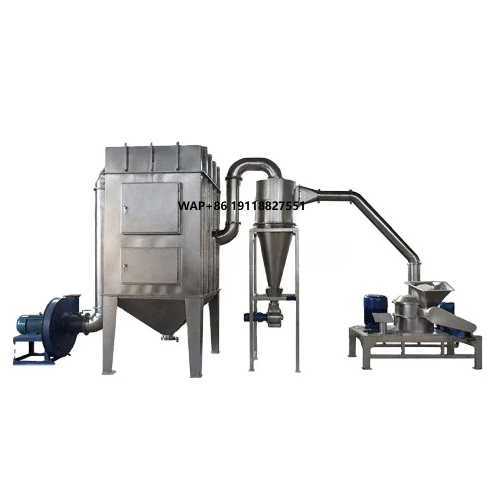 WFJ Food Grade Pepper Milling Spice Mill Powder Crushing Grains Grinder Grinding Machine Herb Mill Rice Flour Milling Machine